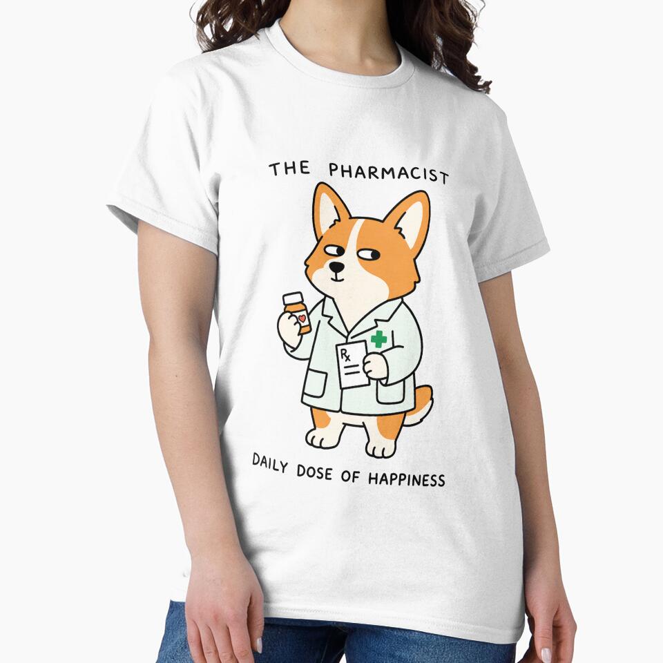 The Pharmacist Corgi Daily Dose Of Happiness by SayMaria