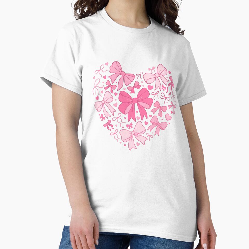 Coquette Pink Bow Heart by Rajmundolek