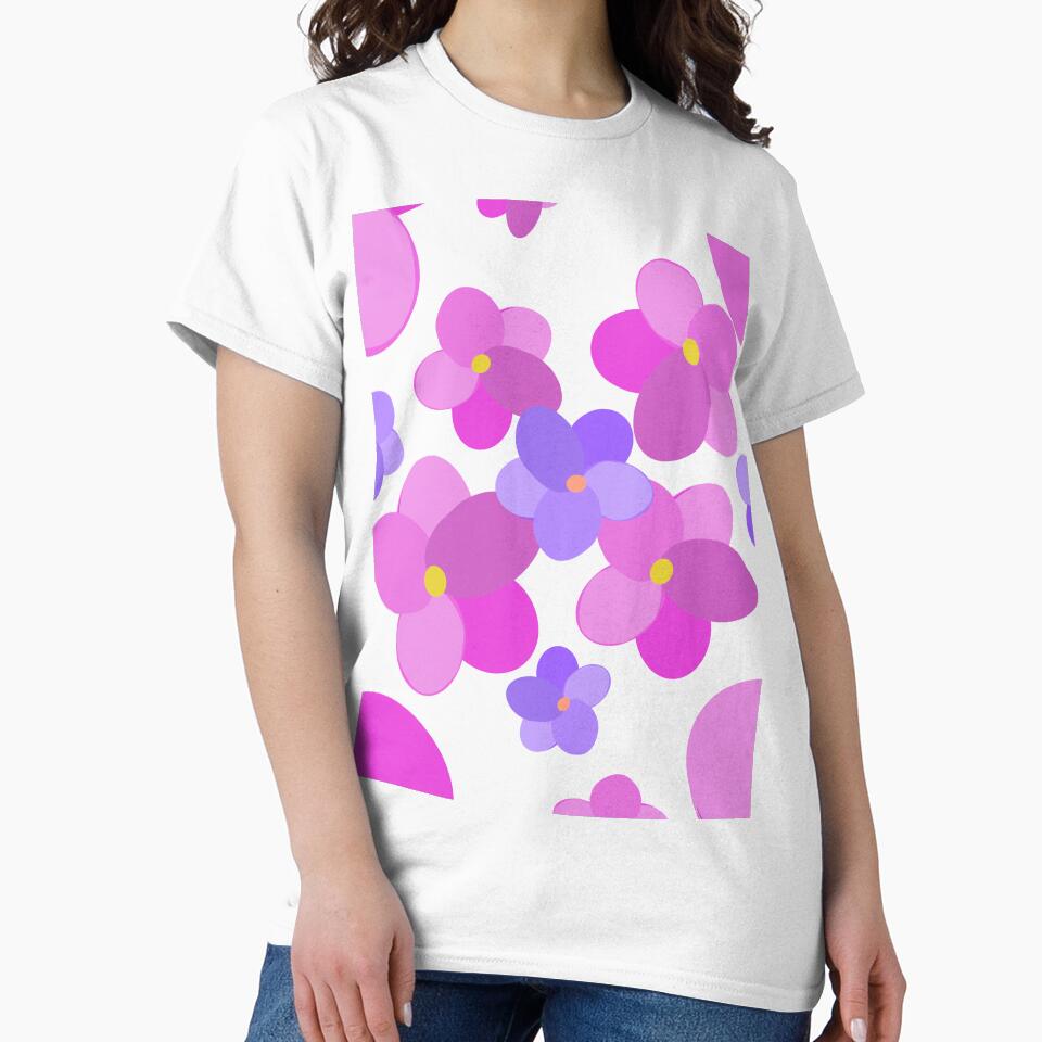 Pink and Purple Flowers by Victoria Rose