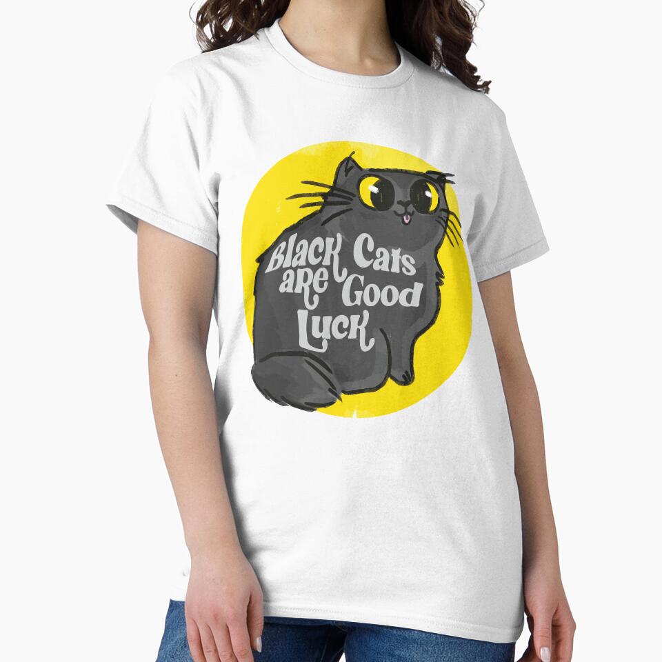 BLACK CATS ARE GOOD LUCK by remerasnerdas