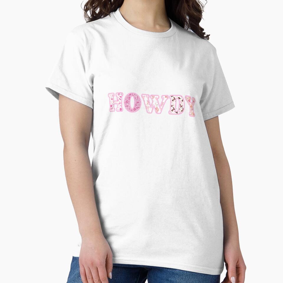 Pink Cowgirl Howdy by HarrisonDesign