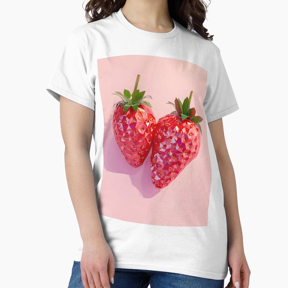 Strawberry Coquette Aesthetic – Cute Girly Pink Illustration by skydoredesign
