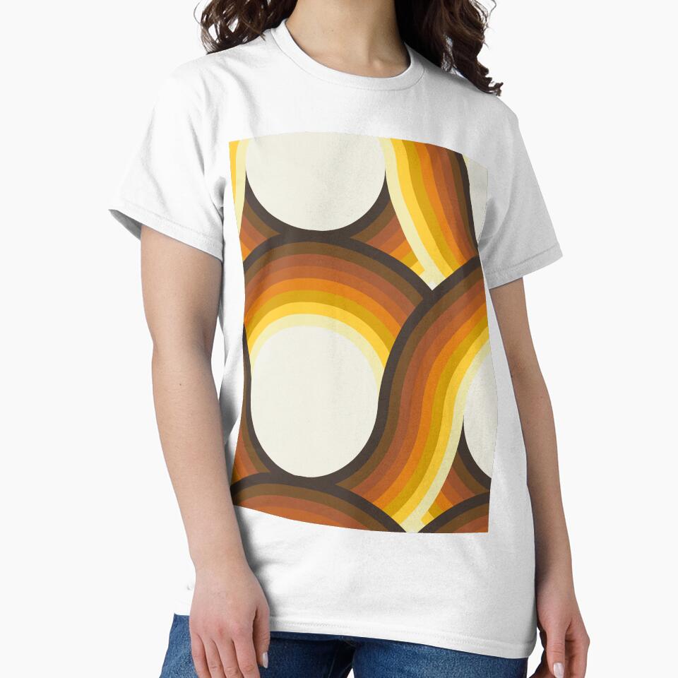 Rollin' Retro Road in Cream + Warm Rainbow by YesterdayColl