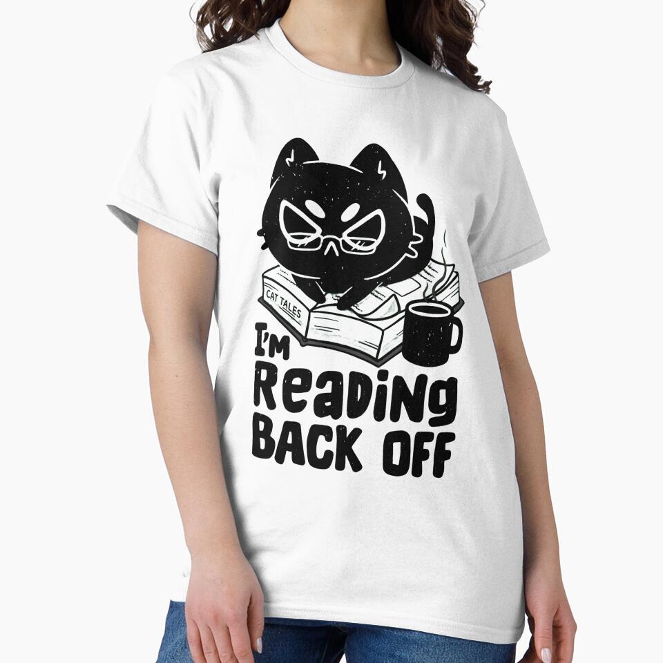 I’m Reading Back Off – Cozy Cat Book Lover Design by haitrieuic96
