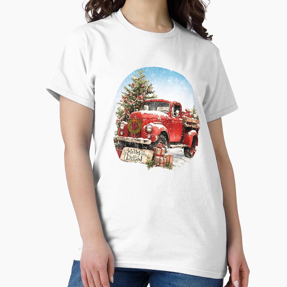 Copy of Vintage Truck "Merry Christmas" by MudcreekDesign