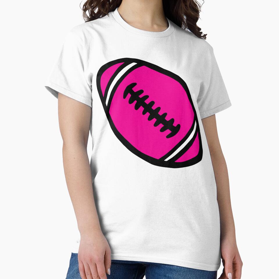 Pink Coquette Football, Football Mom, Sports Mom Gift, Gameday, Football Gift, Football Bow by DesignDenDo ⭐⭐⭐⭐⭐