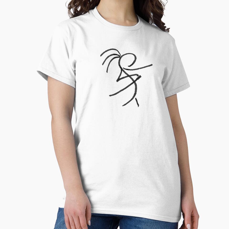 Samurai - minimalist ink art by navym