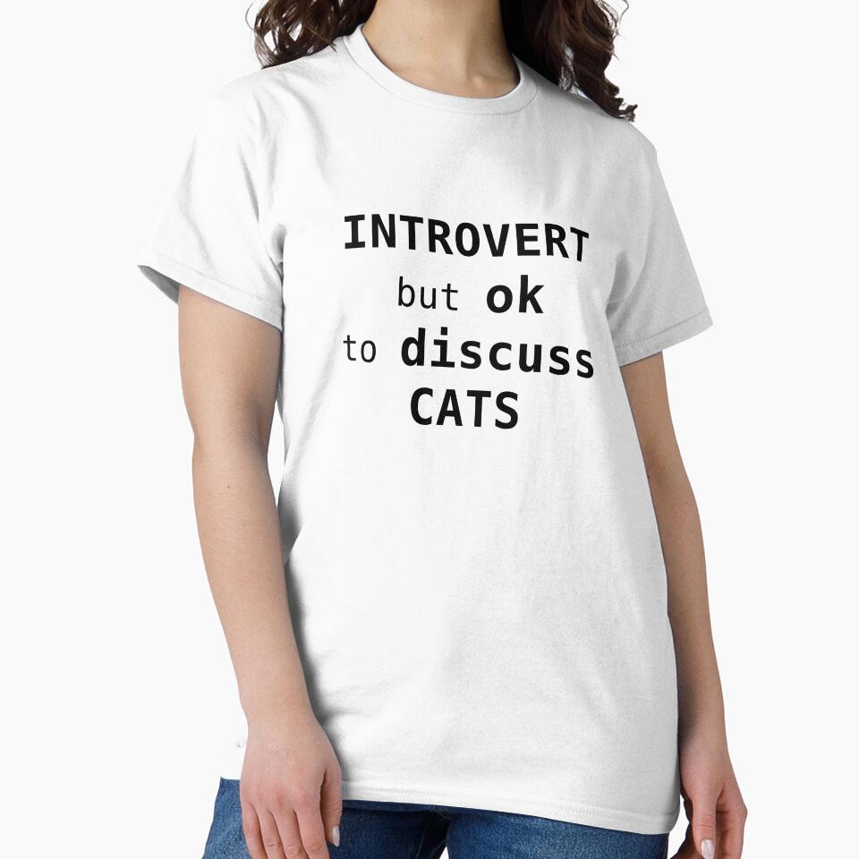 Introvert but OK to Discuss Cats by VirginieSan