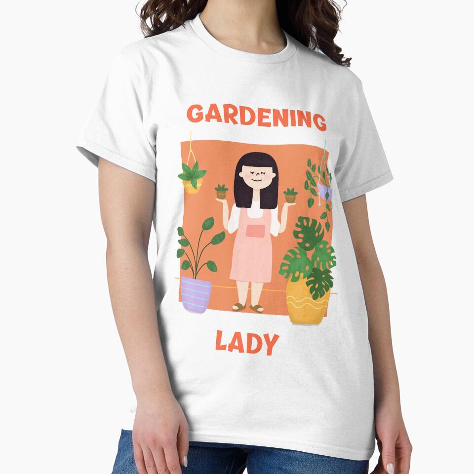 Gardening lady by FirstTimeTees