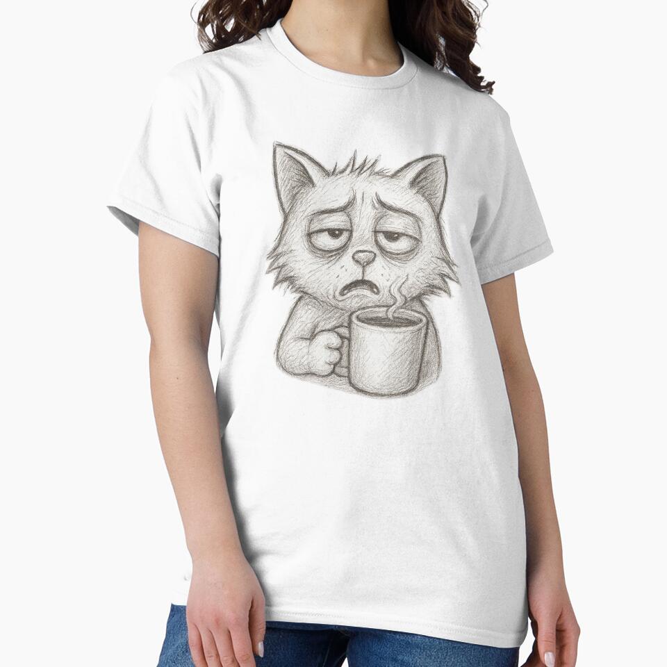 Coffee Drinking Cat by DomGDesign