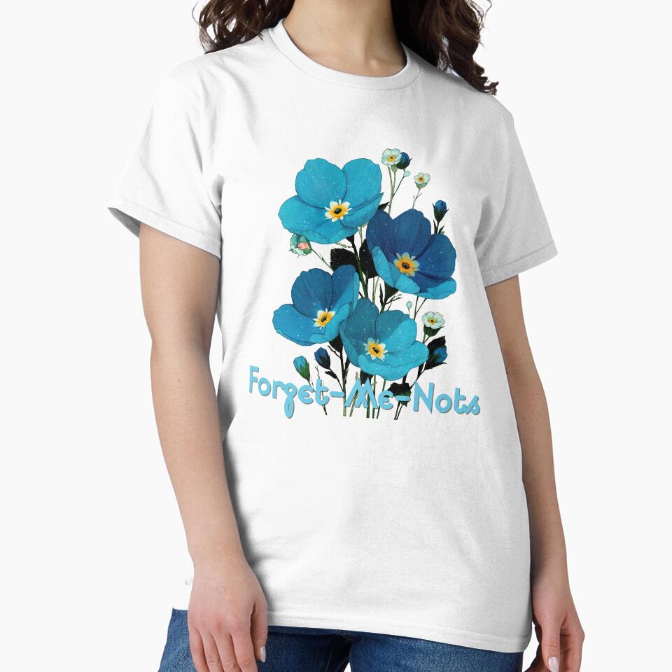 Forget-Me-Nots – Timeless Remembrance by ForeverPrintsOK