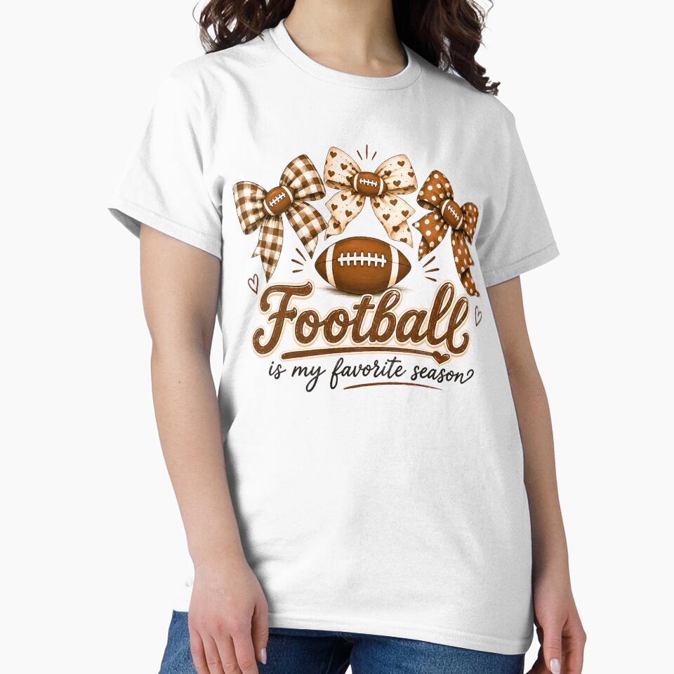 Football Is My Favorite Season Coquette by DYAFLK