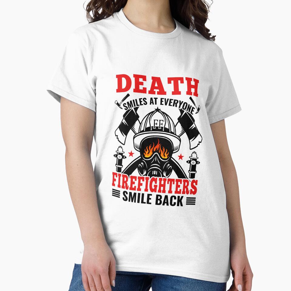 Death Smiles At Everyone Firefighters Smile Back by verdecuddly