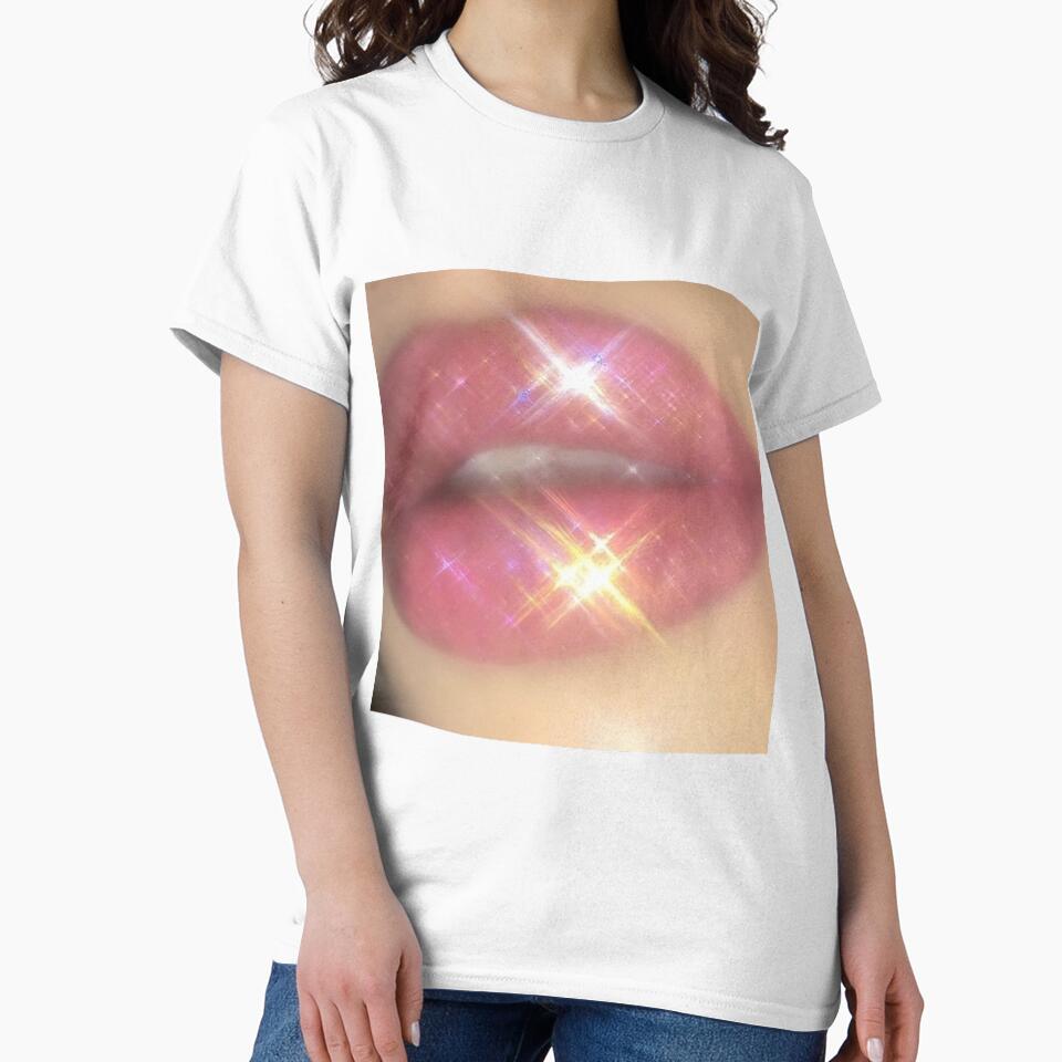 aesthetic blurry lips by inkble
