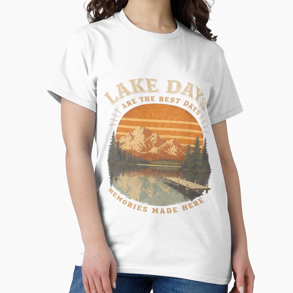Lake Days Are The Best Days Vintage Lake Life by jackbermess