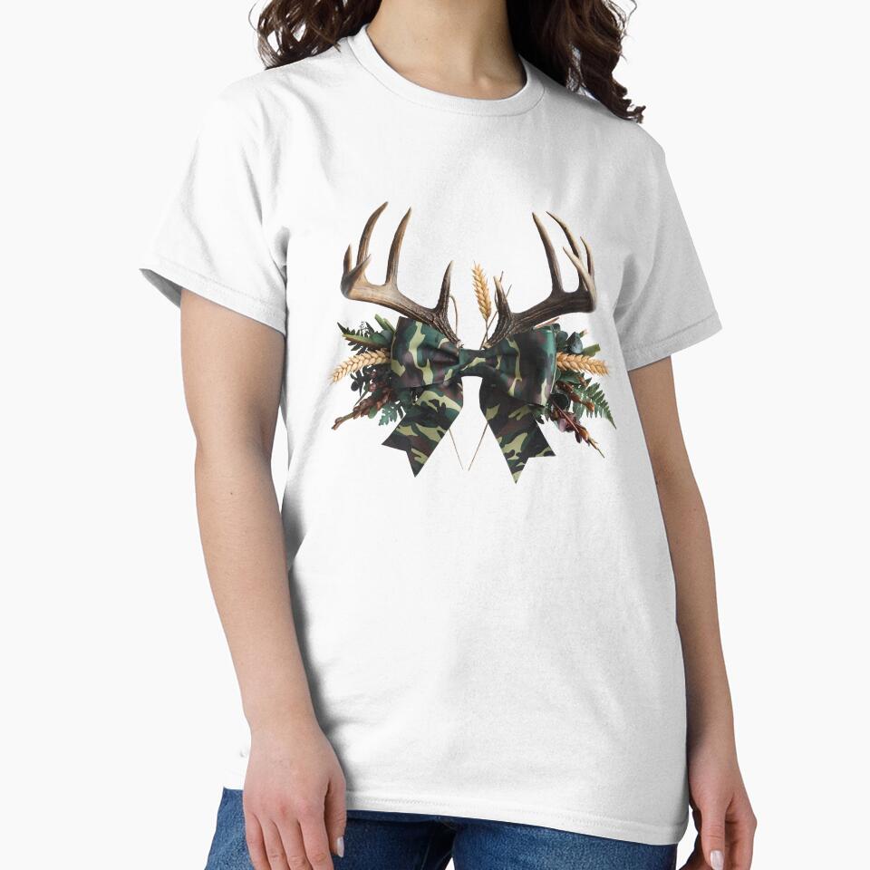 Camo Antler Wreath Hunter Outdoors Nature by IT-Express