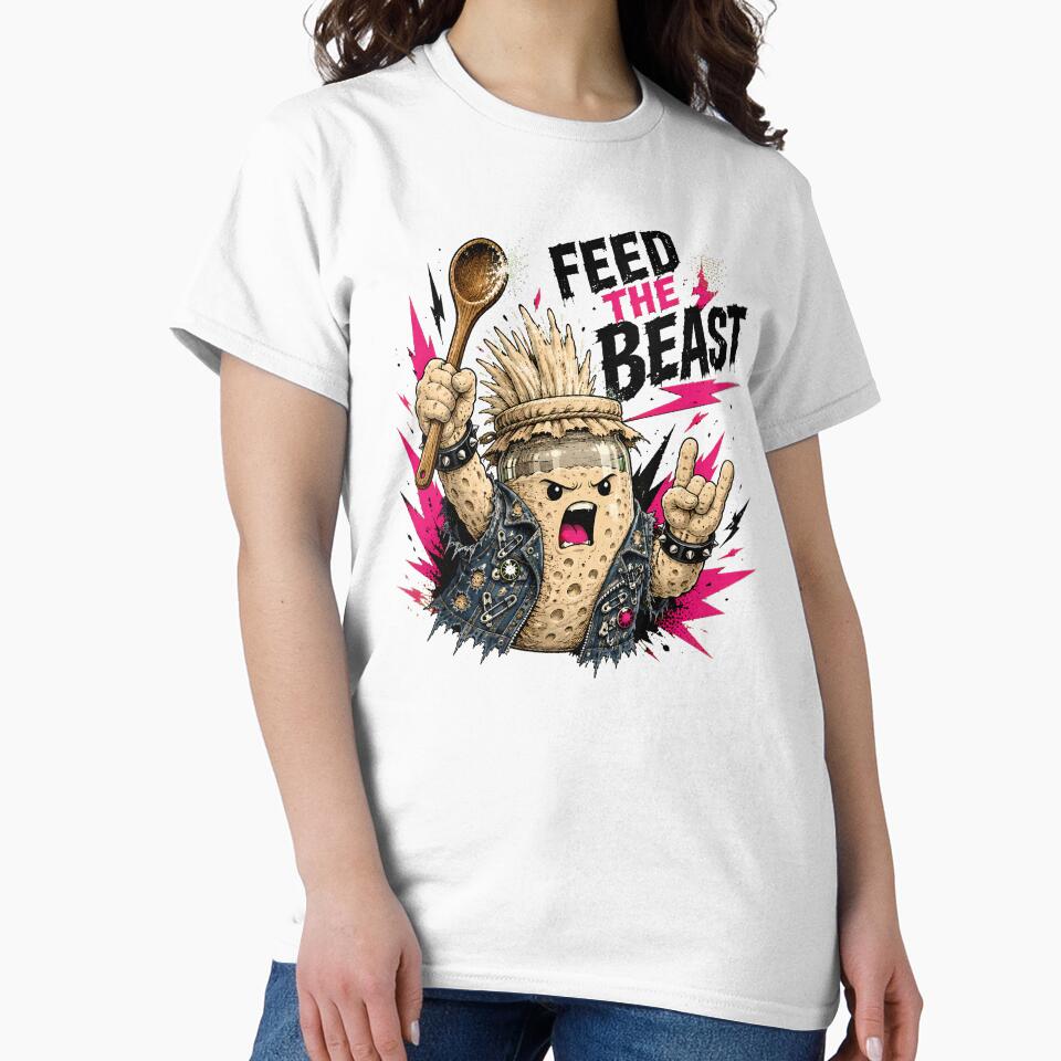 Punk Rock Sourdough Starter Feed The Beast by chattsuede