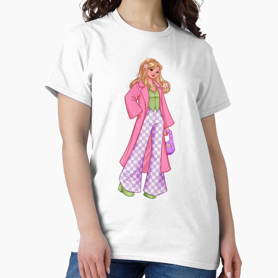 Fashion girl, Women's day, neon colors, aesthetic, girly gift, girly stickers by RosieArtGallery