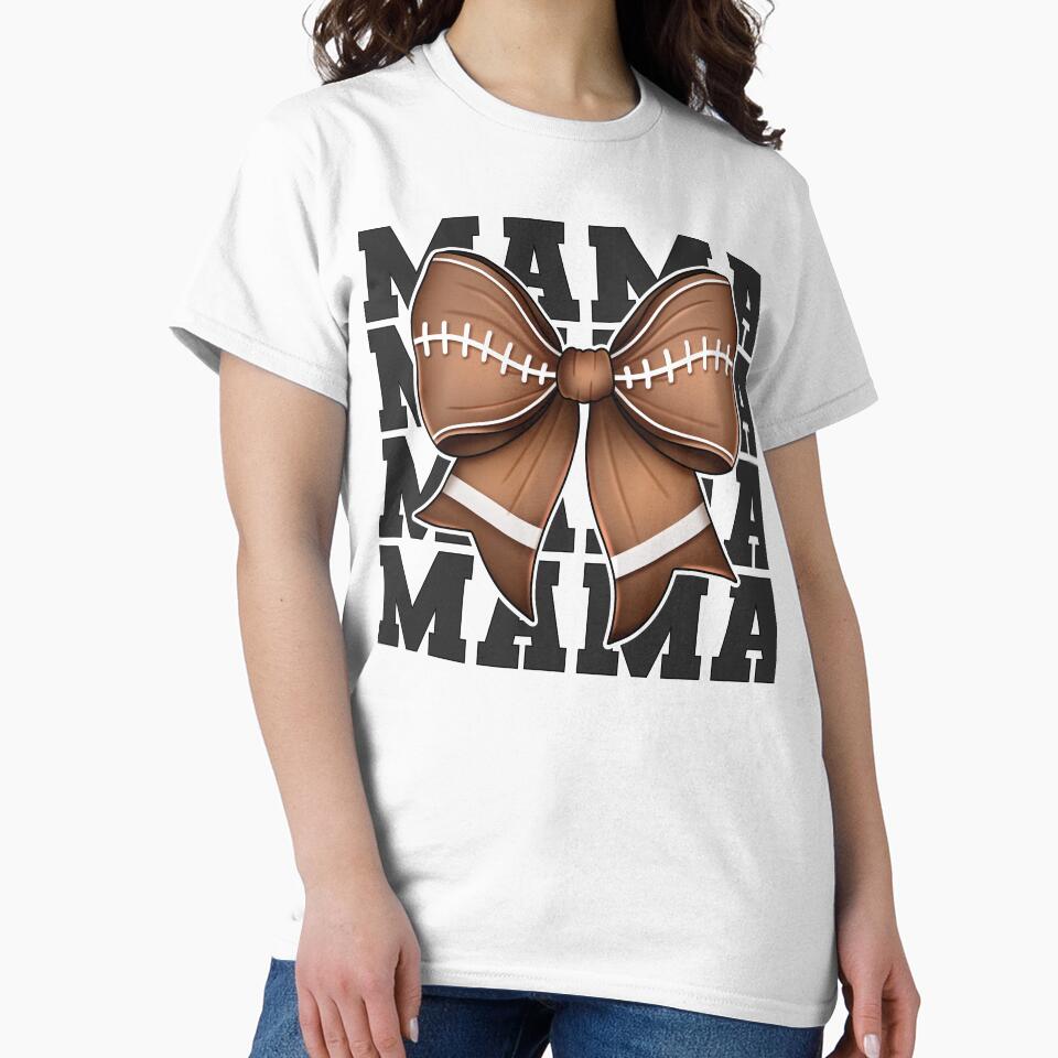 Football Mama Bow – Game Day Graphic by SweetTeezPrints