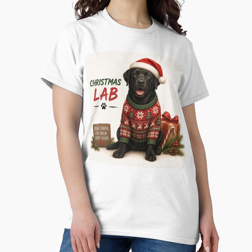 Christmas Lab – Christmas Labrador by Goodthingstree