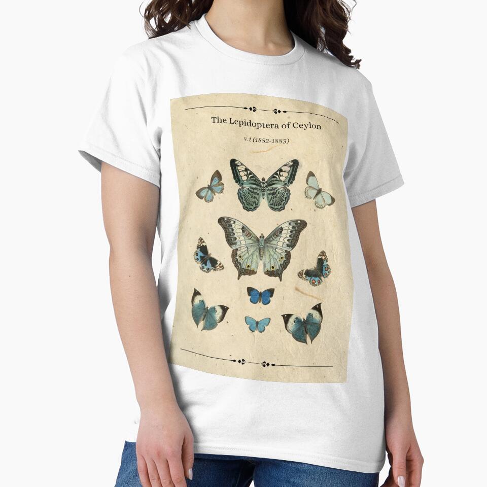 Vintage Blue Butterfly Collection by Sershni