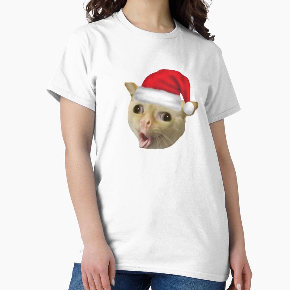 Coughing Cat In Christmas Meme by sandza