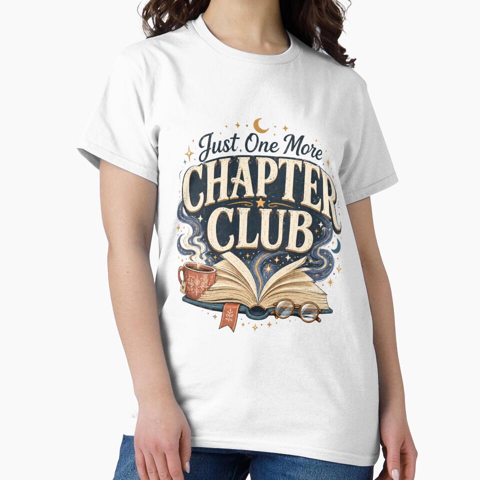 Just One More Chapter Club - Book Lover Reader Gift by MKarts96