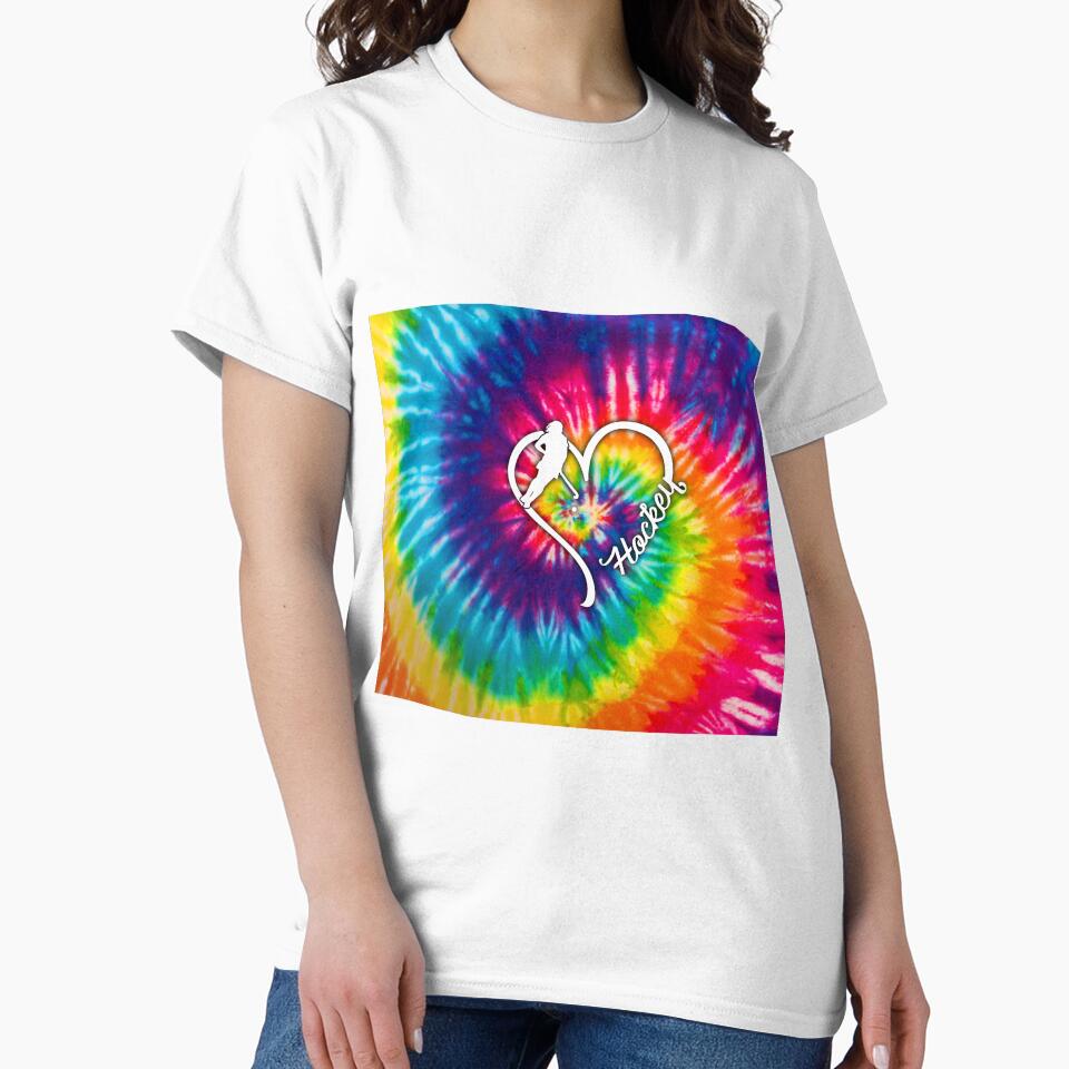 Hockey Tie Dye Heart by LucianaShop