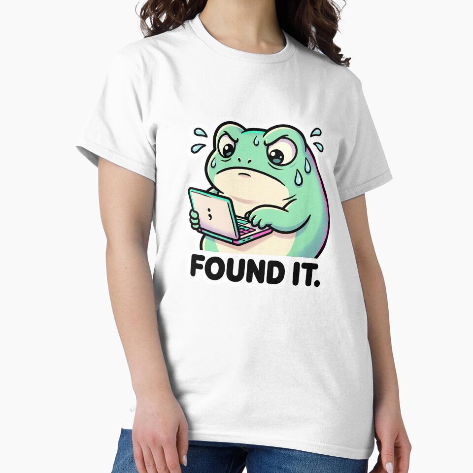 Funny Coding Frog Found It Semicolon Programmer Humor by Urben Loop