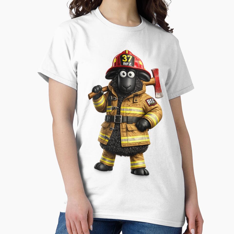 Black Sheep Firefighter – Funny Firefighter Gift | Restart From Zero by RestartFromZero