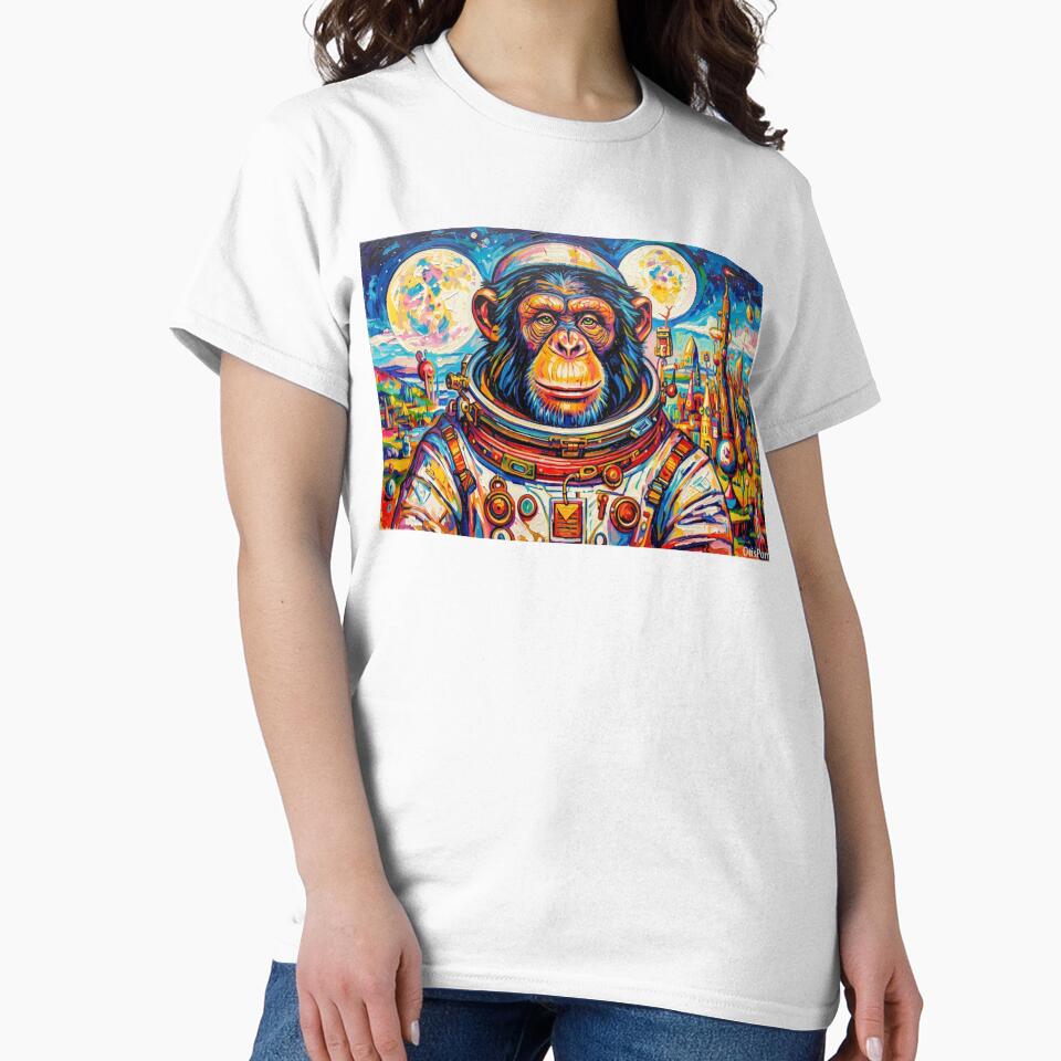 STEAMPUNK ASTRONAUT-CHIMPANZEE by truthtopower Unisex
