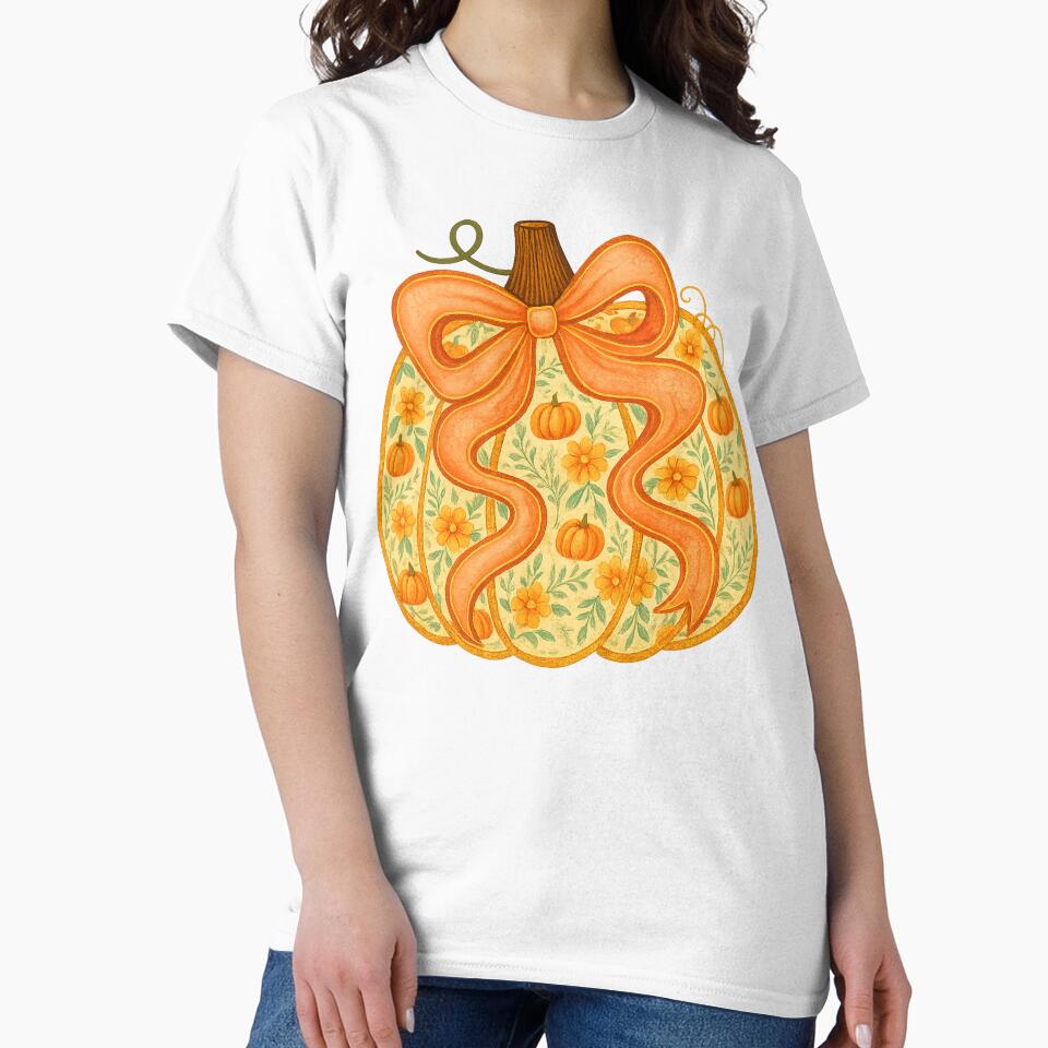 Grandmillennial Fall｜grandmillennial decorating｜grand millennial coquette bow｜preppy grand millennial png｜fall coquette pumpkin png｜fall bow by PixelBlooming