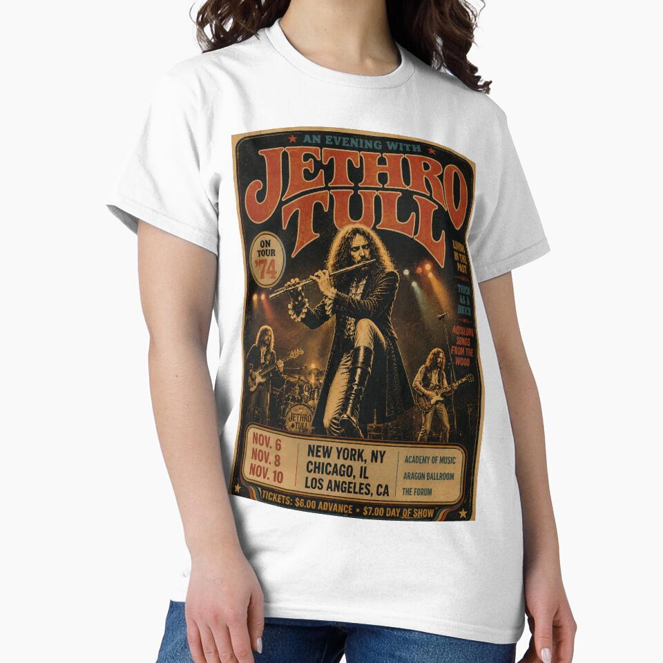 Jethro Tull 1974 Tour Poster by blitheprestn