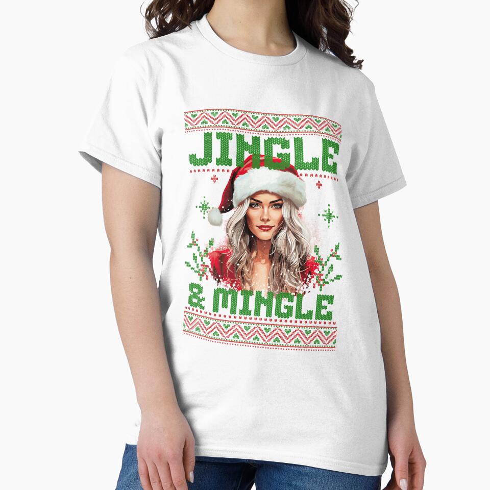 Jingle & Mingle Christmas Sweater by KimRG
