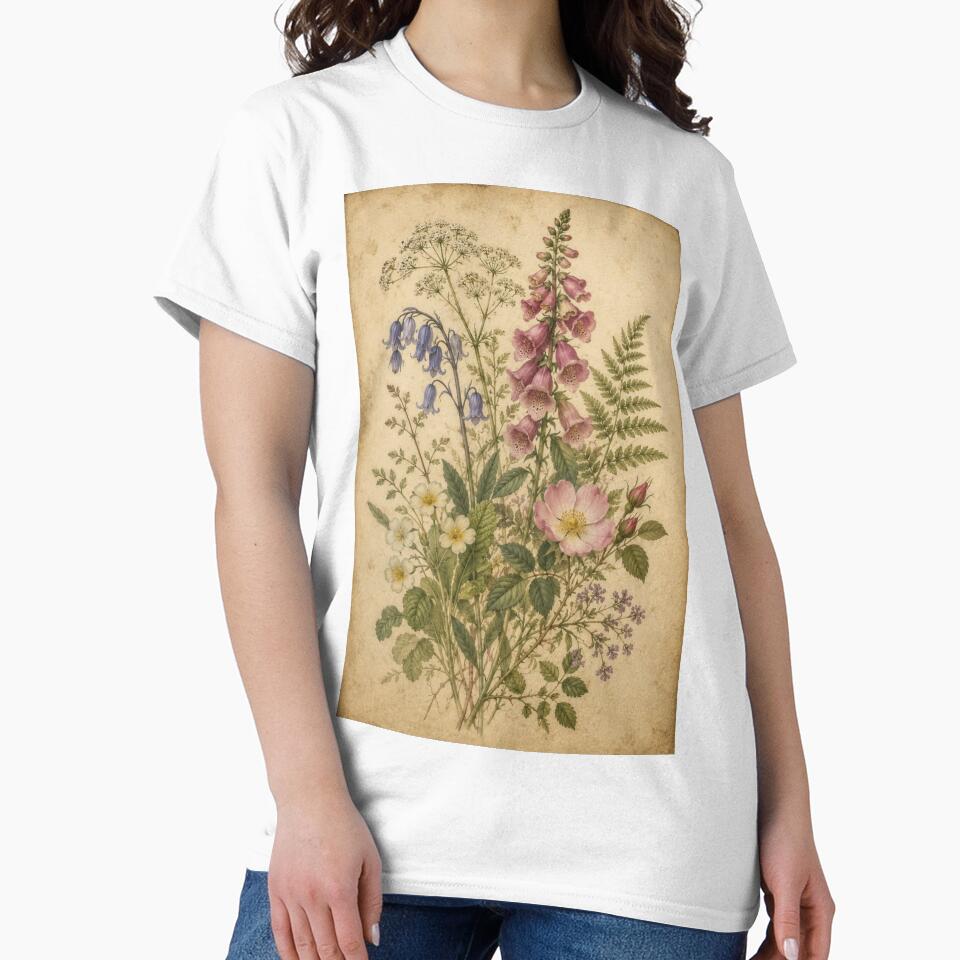 Vintage Botanical Wildflowers – Antique Floral Art by GSizzle1
