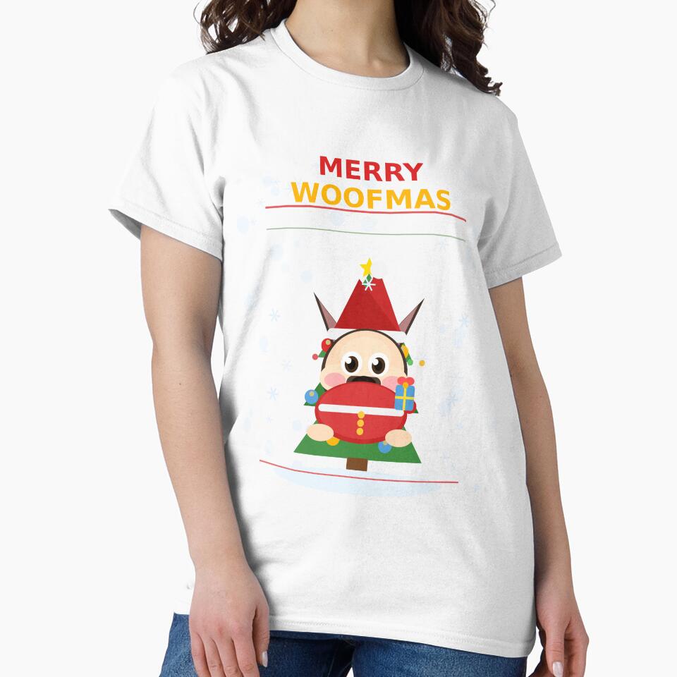 Merry Woofmas French Bulldog Christmas Santa Gift by madesignco.store