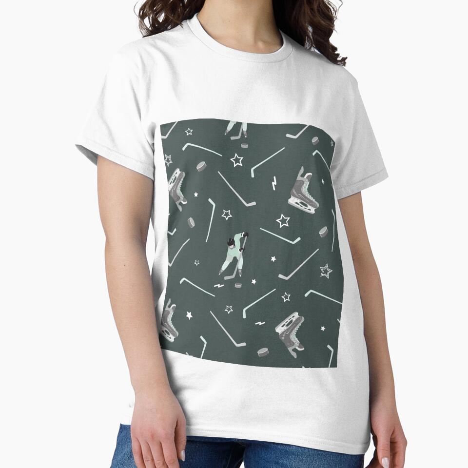 Ice Hockey Stick, Puck And Skates by LucianaShop