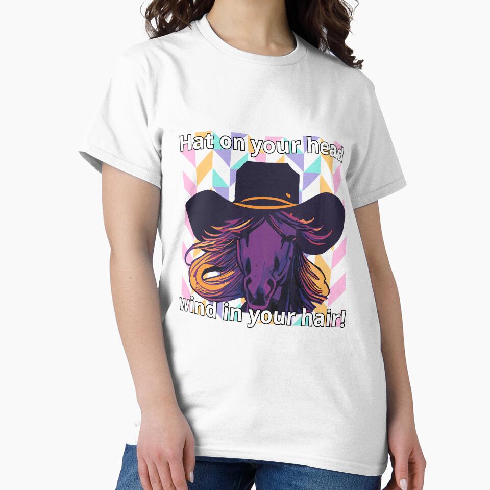 colorful horse in hat by MacLis