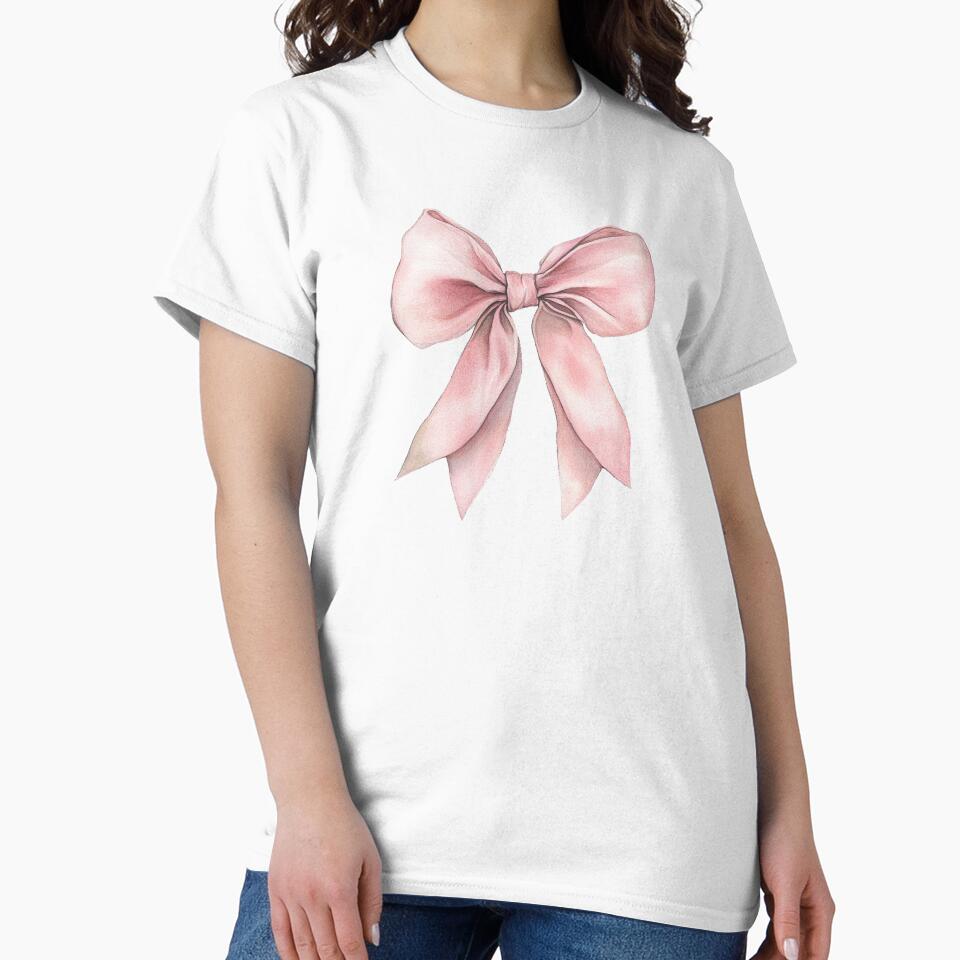 Pink coquette aestetic ribbon bow by parasta