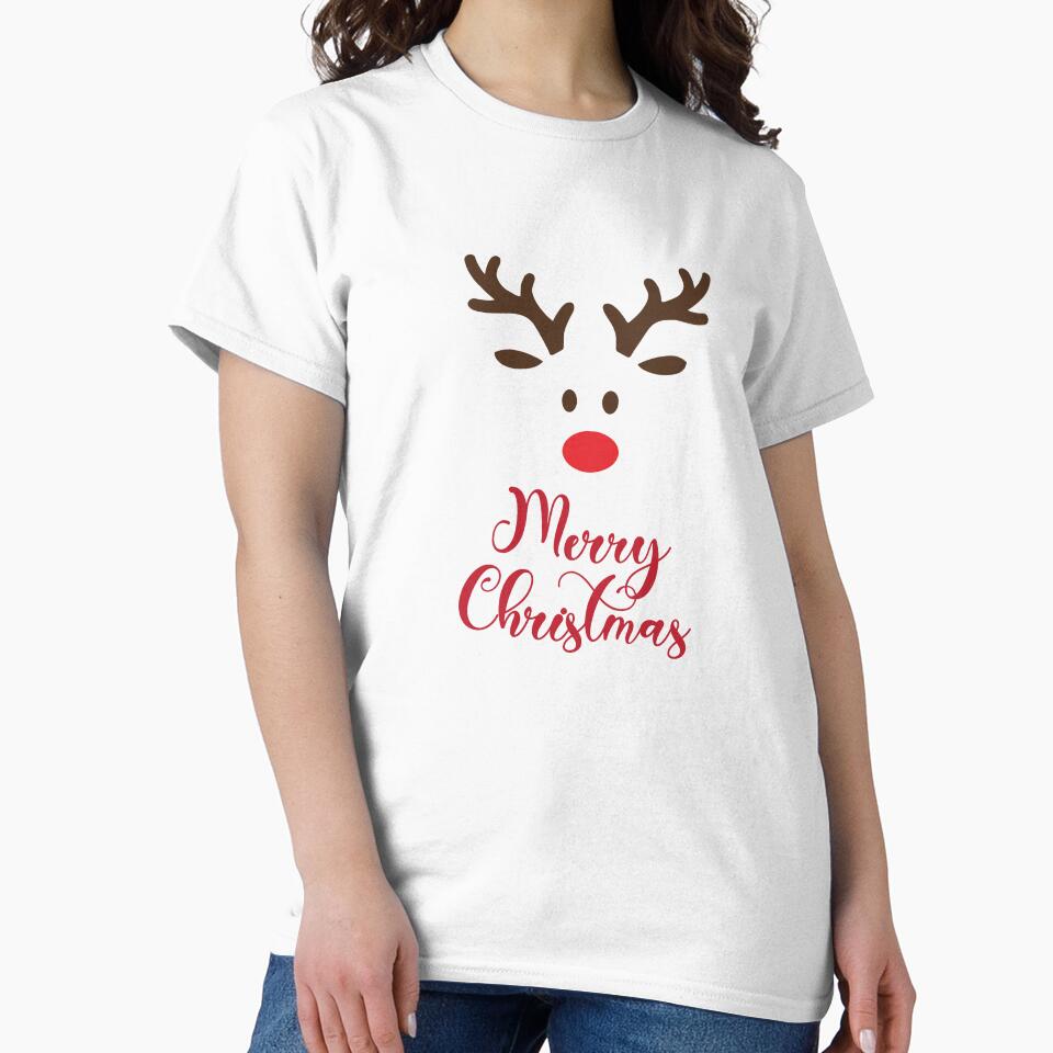 Christmas Reindeer Radiance Print by PrintsByAnnJ