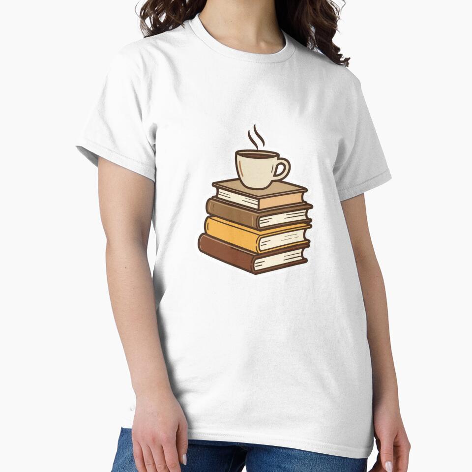 Books and Coffee Cozy Reader Book Lover Sticker by NeonNerd Studio