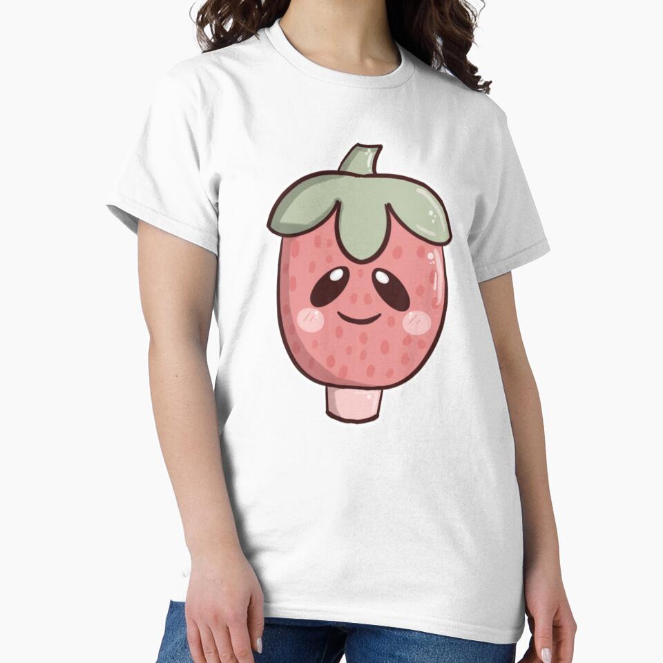 Cute Pink Strawberry Popsicle Sticker by artiistsama