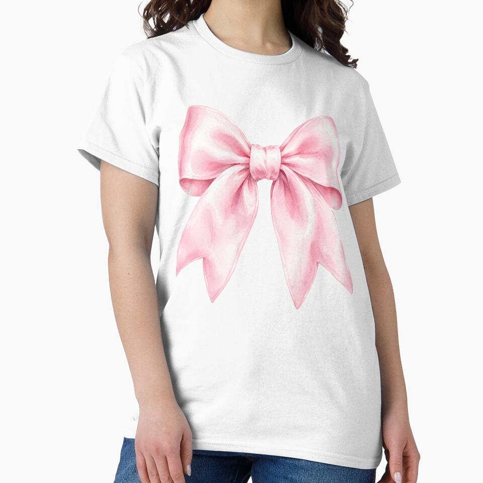 Pink Satin Bow Coquette Aesthetic Sticker by CoquetteBySofia