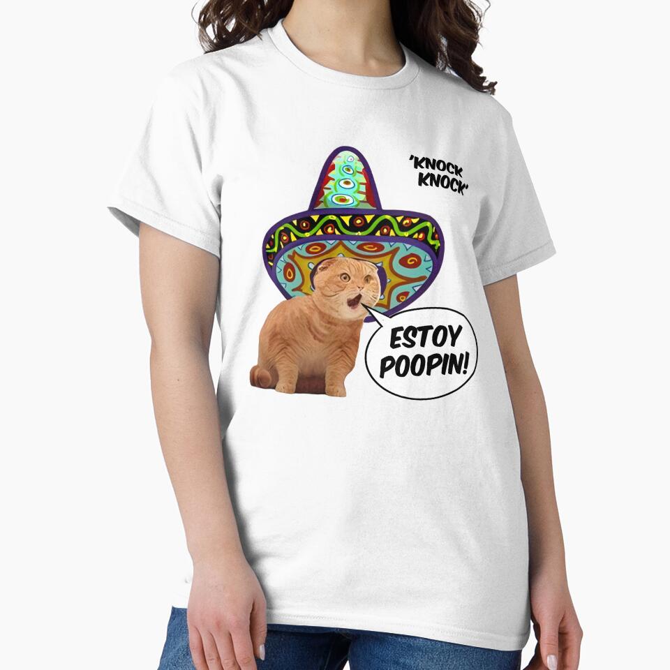 ESTOY POOPIN  Mexican Cat Meme by fomodesigns