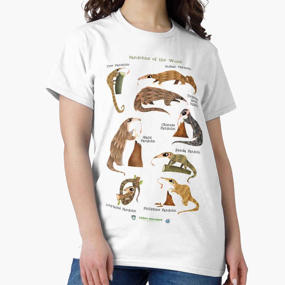 Pangolins of the World by Green Humour Unisex