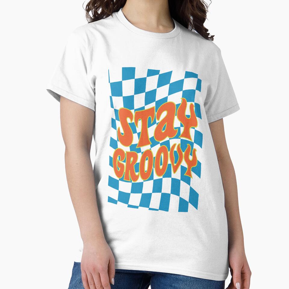 Stay Groovy 70s Themed Print by Jess Designs