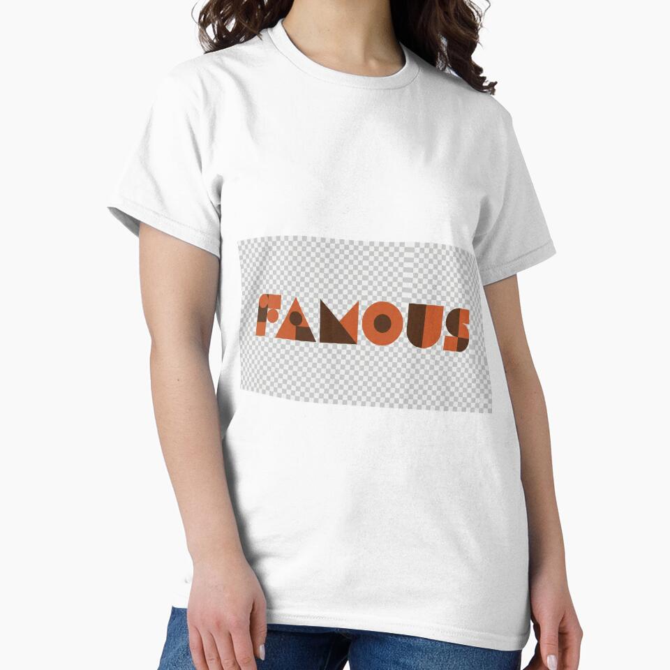 Retro "FAMOUS" Typography Vector by mbmstores