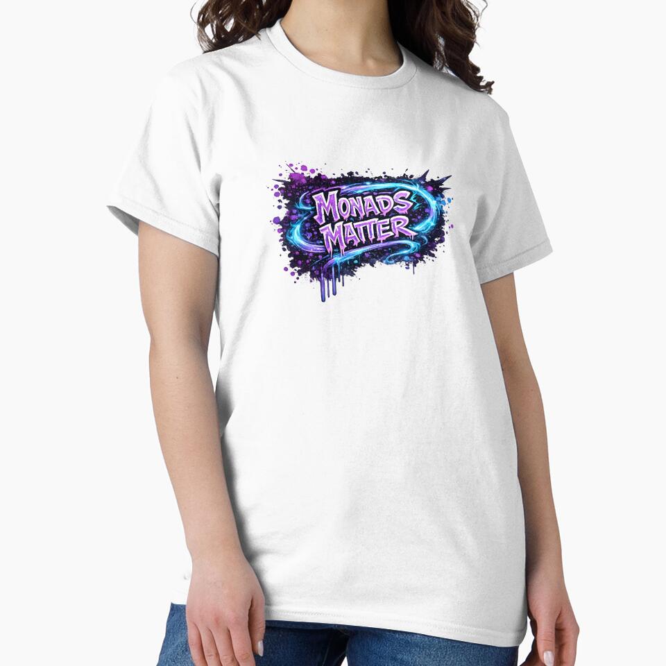 Monads Matter Graffiti Haskell Functional Programming Design by Nerd Romance Café