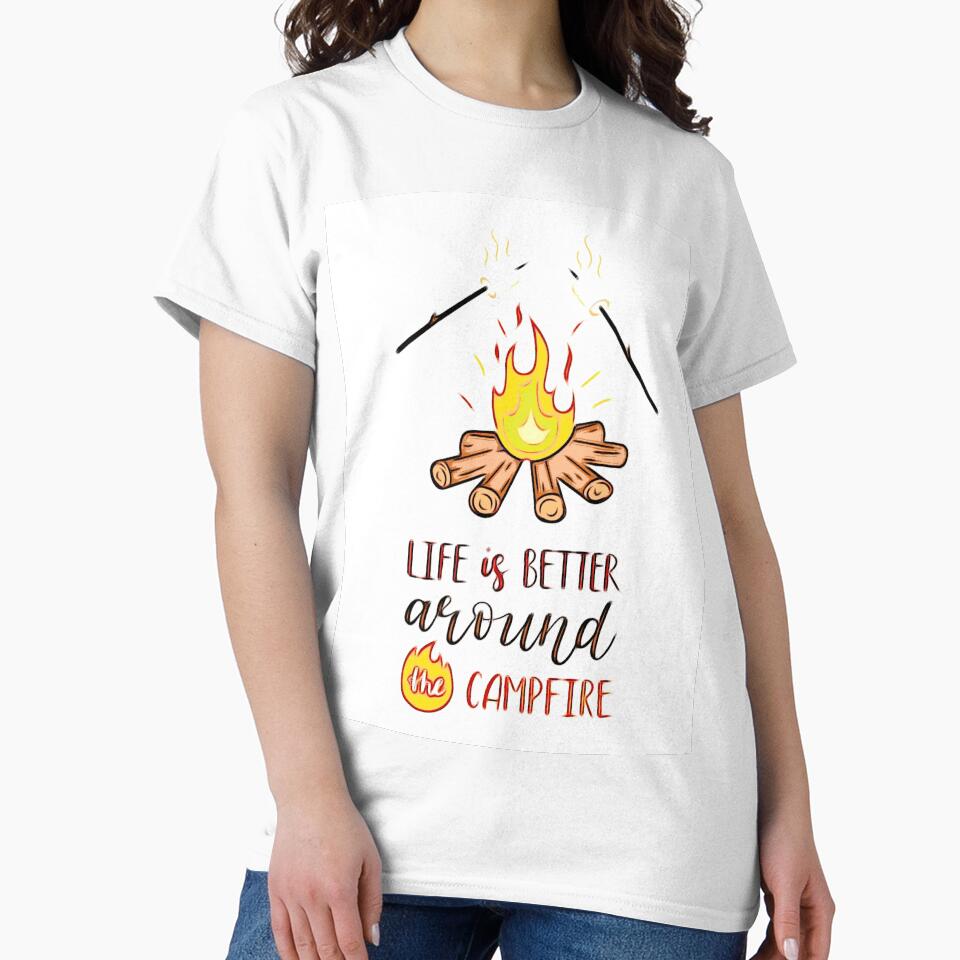 Life is better around the campfire by Puppy Paws
