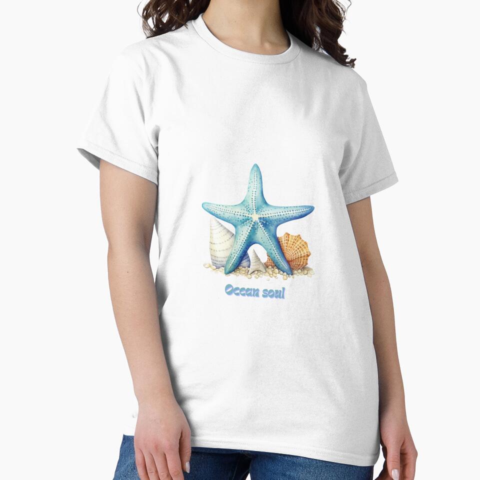 Ocean Soul – Starfish aesthetic marine design by ColorNest Designs